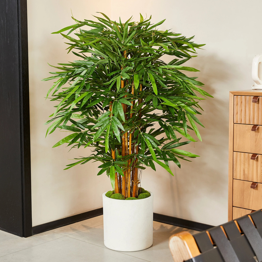Künstlicher Bambus Nayoko von artplants in Grün, Höhe: 120 cm - Bild 3