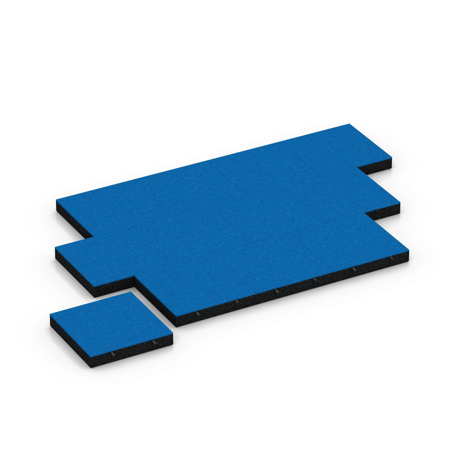 WARCO Fallschutzplatte Himmelblau B/T/H: 50 x 50 x 8 cm - Bild 2