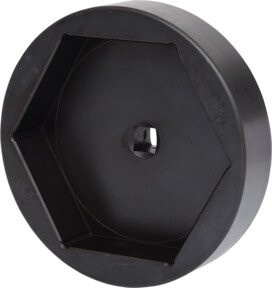KS Tools Achsmuttern-Schlüssel 3/4 Zoll, 6-kant, kurz, schwarz, Länge: 160 mm - Bild 1