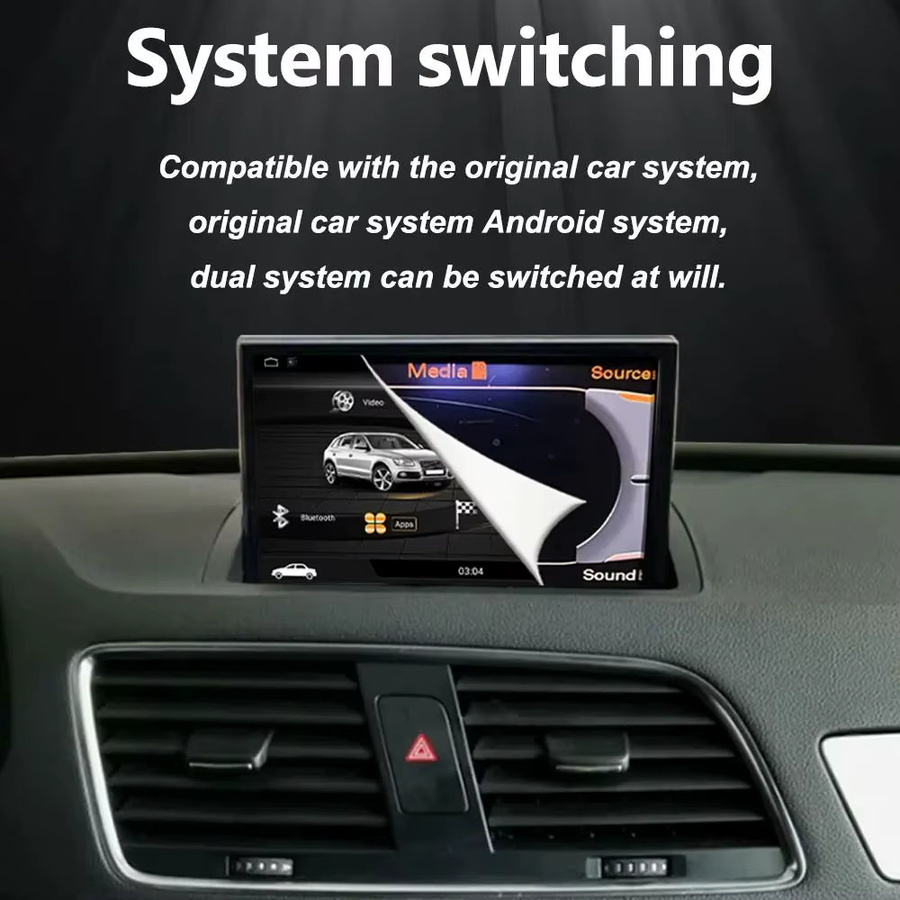 LIARO-NAVI Android 16 Multimedia Radio Player mit 7 Zoll Touchscreen für Audi A3 2013 - 2018 in Schwarz mit Carplay und Audio Video Funktionen - Bild 3