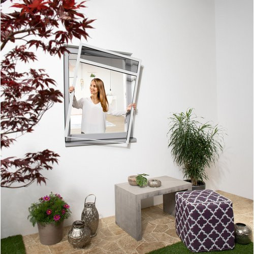 WINDHAGER Insektenschutz IS Plus Einhängerollo, Farbe: Weiss, B x H: 100 x 160 cm - Bild 1