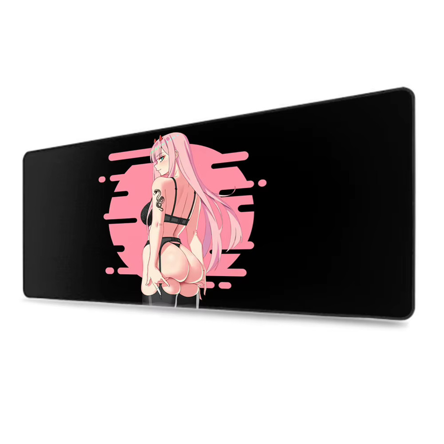 HYBXAXC Gaming Mauspad Anime Zero Two in Schwarz für PC und Laptop - Bild 7