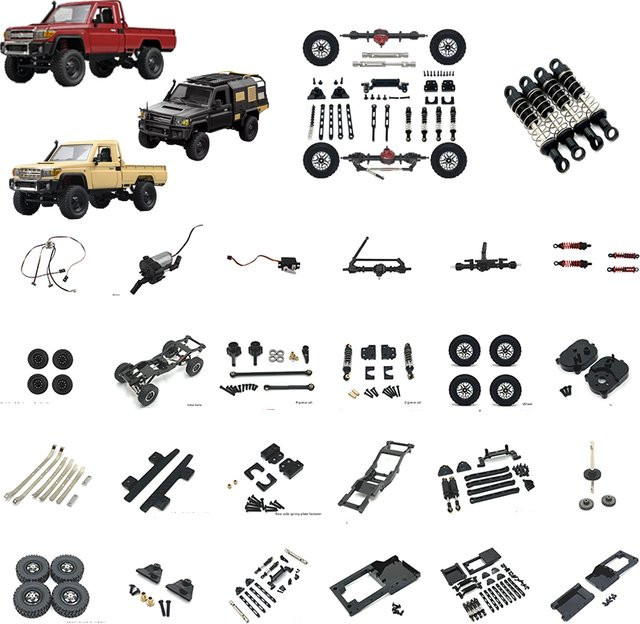 MN82S Offroad-Fernsteuerungszubehör, Metall- und Original-Werksersatzteile, Vierradantrieb - Bild 1