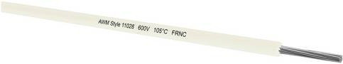 Kabeltronik Schaltlitze UL 11028 Weiß 1 x 0,14 mm² 250 m - Bild 1