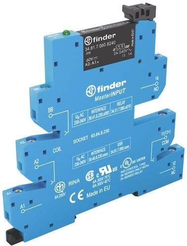 Finder Koppelrelais 39.40.8.230.9024 in Blau - Bild 1