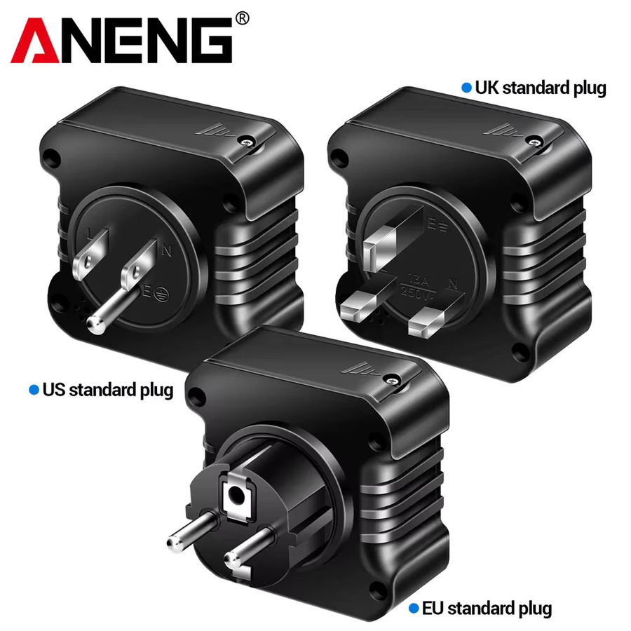ANENG AC10 Steckdose Tester zur Prüfung von Polarität und Phase in Schwarz - Bild 6