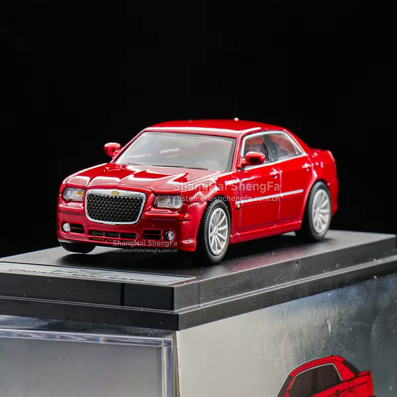 WELLY Chrysler 300C SRT8, Modellauto, 1:64, Metall, Weiß, Rot - Bild 2