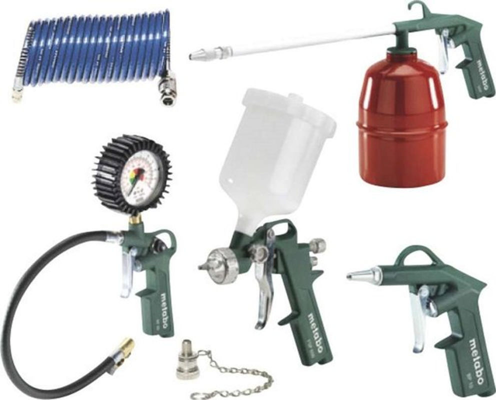 Metabo Druckluft-Werkzeugset LPZ 7 Set in Multicolour - Bild 2