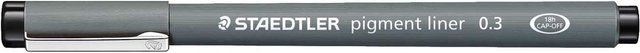 Staedtler Pigment Liner Fineliner Schwarz 0,3 mm - Bild 2