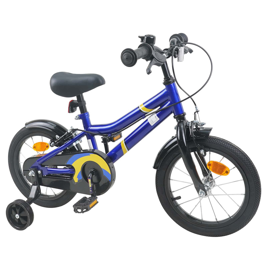VD Home Furnishing Kinderfahrrad 16 Zoll Blau & Weiß - Bild 1