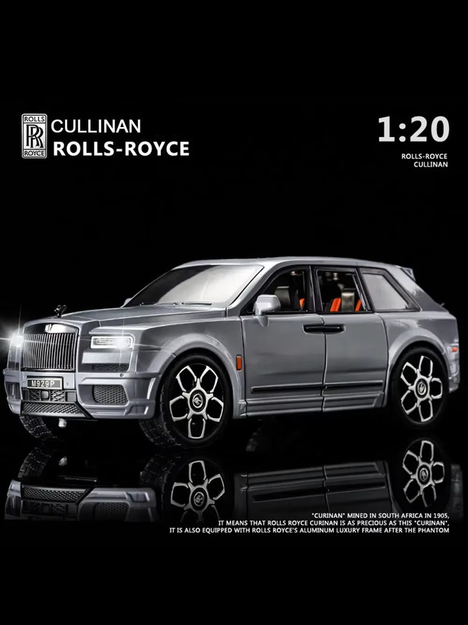 Caipo Rolls-Royce Cullinan SUV Auto Modell, 1:20, Metall, mit Licht und Sound - Bild 6