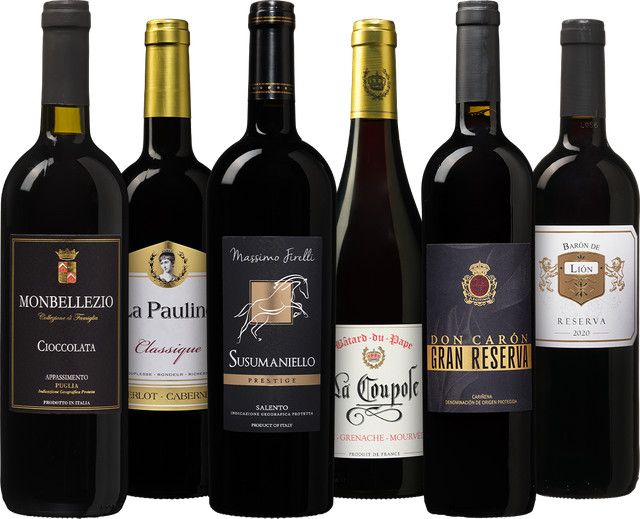 die Weinbörse Rotwein Bestsellerpaket, 0,75 l - Bild 1