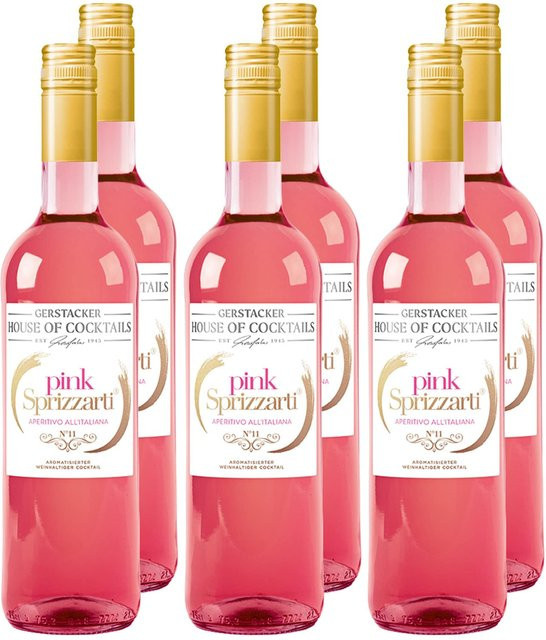 Gerstacker Pink Sprizzati, aromatisierter Wein, 6 x 0,75 l - Bild 1