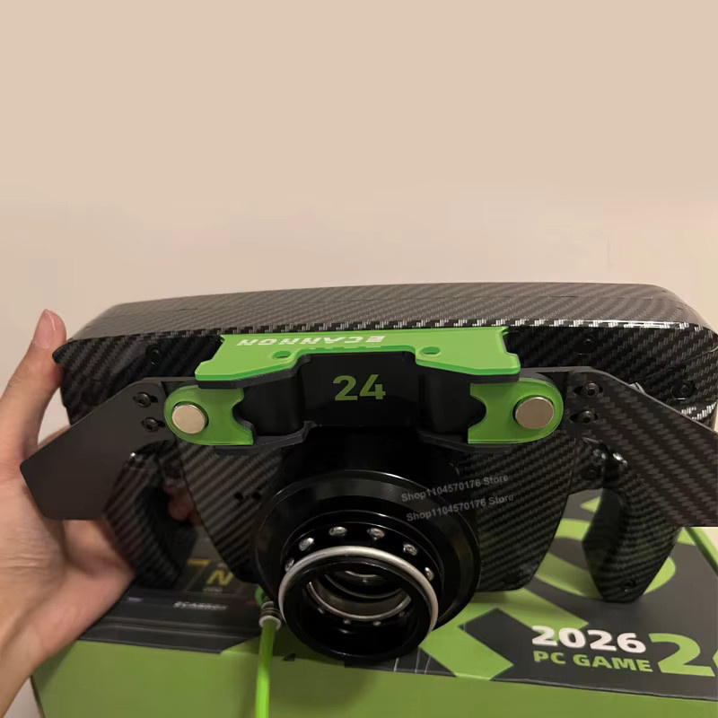 ECF2 Formula Lenkrad in Schwarz für Logitech, Fanatec und Thrustmaster Rennsimulator-Spielsteuerung - Bild 2