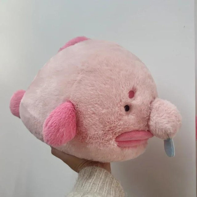 Kidsly Runny Blobfish Plüschtier, Rote Nase, 30 cm, ab 3 Jahren - Bild 1