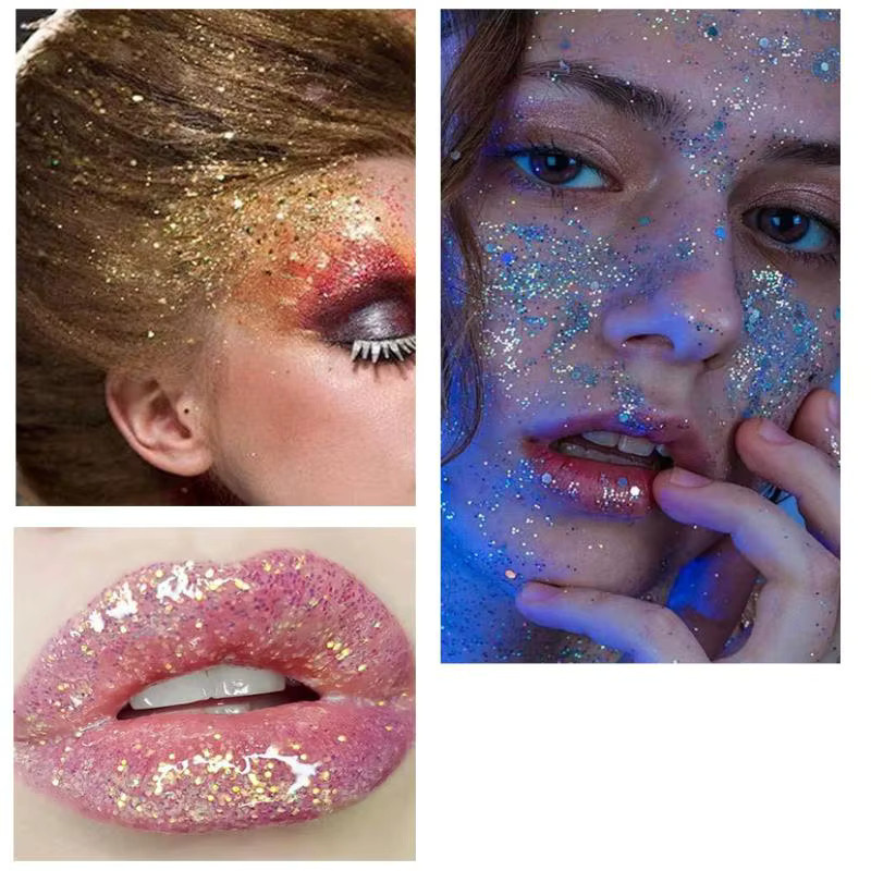 dimshow Körperglitzer-Gel, 8 Farben, glänzend, Unisex - Bild 5