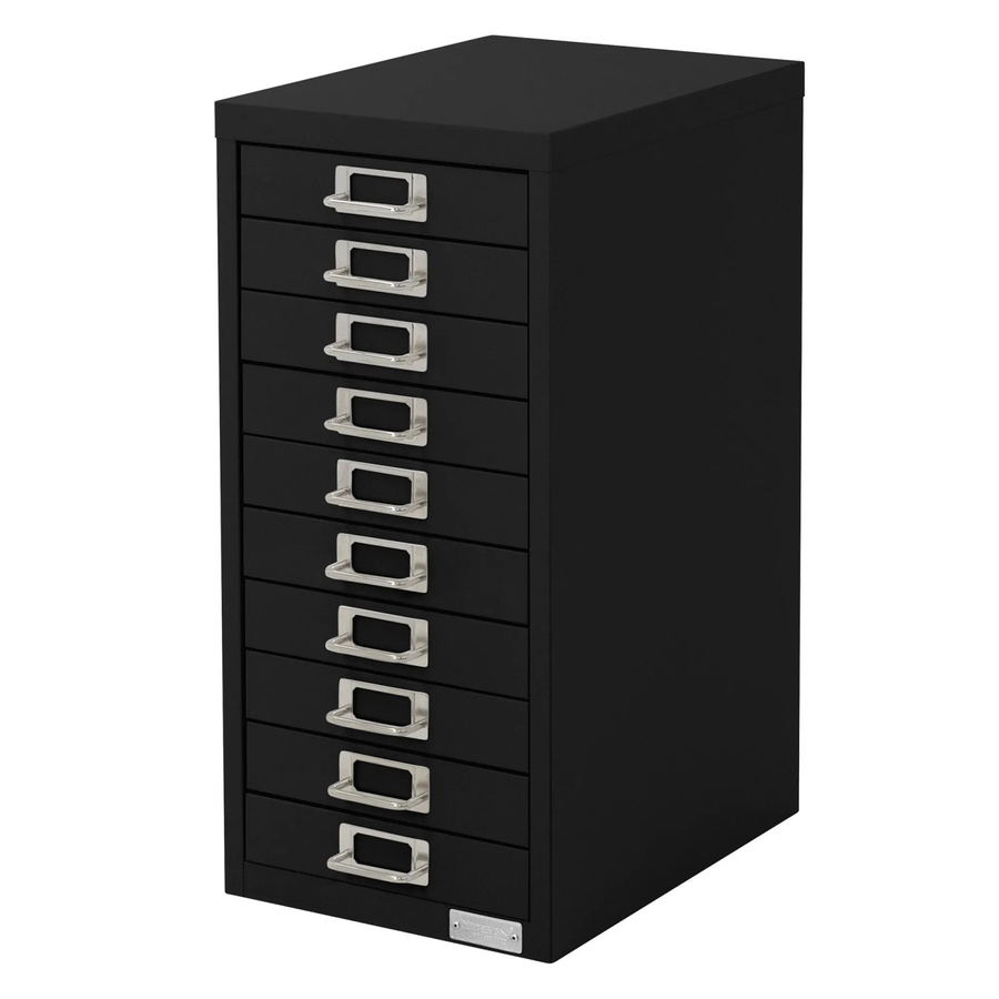 ML-Design Aktenschrank aus Metall mit 10 Schubladen, Schwarz, B/T/H: 28 x 38 x 60 cm - Bild 2