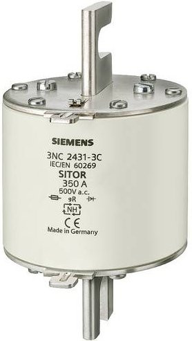 Siemens 3NC24323C Sicherungseinsatz Größe 3, 400A, 500V, 3 Stück, Weiß - Bild 1