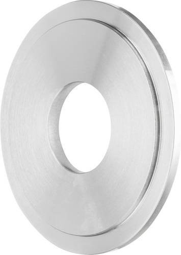PFERD TOOLS Spannflansch für POLINOX-Vliesräder PNK in Silber, Bohrung Ø 76,2 mm mit Reduzierung auf Bohrung Ø 31,8 mm - Bild 1