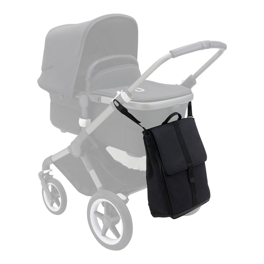 Bugaboo Wickelrucksack Schwarz aus recycelten PET-Flaschen, B/T/H: 45 x 30 x 14 cm - Bild 2