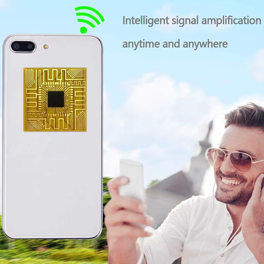 Handy Signal Verstärker Aufkleber für Outdoor zur Verbesserung von Telefon und Internet in Gold - Bild 6