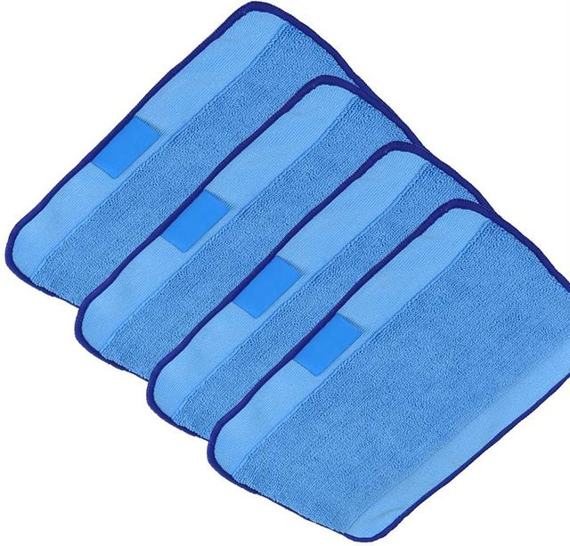 Pro-Clean Mikrofaser-Wischtücher für iRobot Braava Bodenwischroboter Mini 380, 4200, 5200, 5200C in Blau - Bild 1
