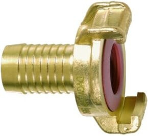 GEKA plus K MS Schlauchstück aus Messing in Gold, Größe: 32 mm - Bild 1