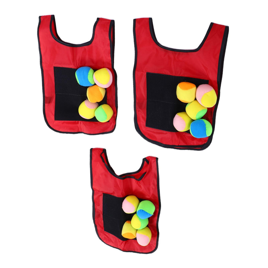 TOMTOP JMS Klebriges Ballwesten-Set Multifunktional Rote Farbe Set - Bild 2