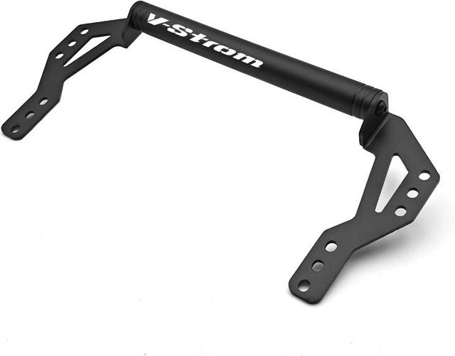 Handyhalterung für Suzuki V-Strom 650 DL650 (2014-2025) aus Aluminium in Schwarz für GPS und Navigation - Bild 1