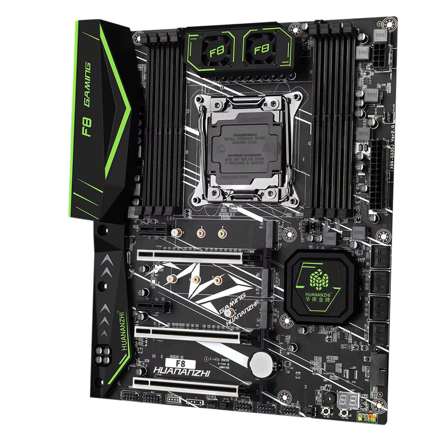 Huananzhi X99 F8 Motherboard für Intel LGA2011-3 mit 8-Kanal DDR4 und SATA 3.0 in Schwarz - Bild 2