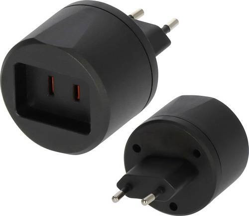Brennenstuhl Reiseadapter 1508500010 in Schwarz - Bild 1