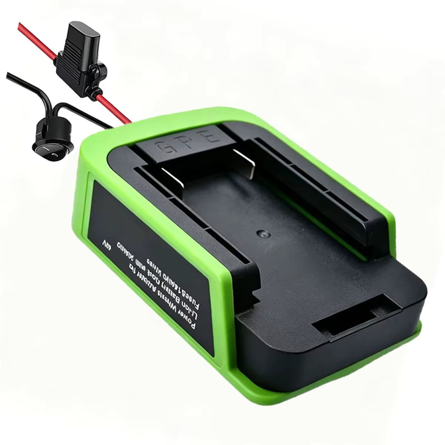 Greenworks Batterieadapter für 40V Lithium-Akkus mit Sicherung und Kabelanschluss - Bild 4