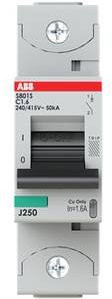 ABB S801S-C1.6 Leitungsschutzschalter 1,6A 230V Grau - Bild 1