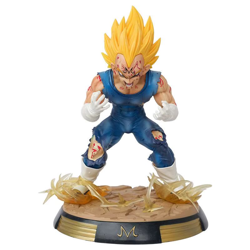 Bandai Dragon Ball Z Vegeta Super Saiyajin 2 Anime Figur aus PVC, Multicolor, Höhe: 27 cm - Bild 3