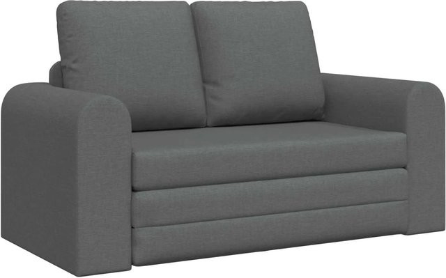 vidaXL Klappsofa Bett Dunkelgrau mit Stoffbezug und Massivholzrahmen B/T/H: 148 x 71 x 83 cm - Bild 1