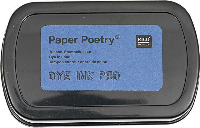 Rico Design Paper Poetry Tusche Stempelkissen Blau - Bild 1