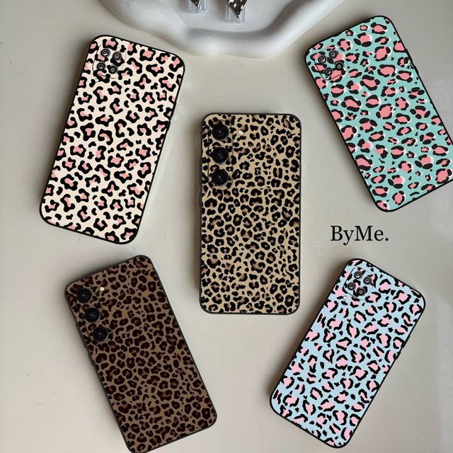 Samsung Handyhülle Soft Cover mit Leoparden-Geparden-Print für Galaxy S21 S22 S23 S24 S25 S26 Ultra FE Plus 5G A52S in Multicolour - Bild 1