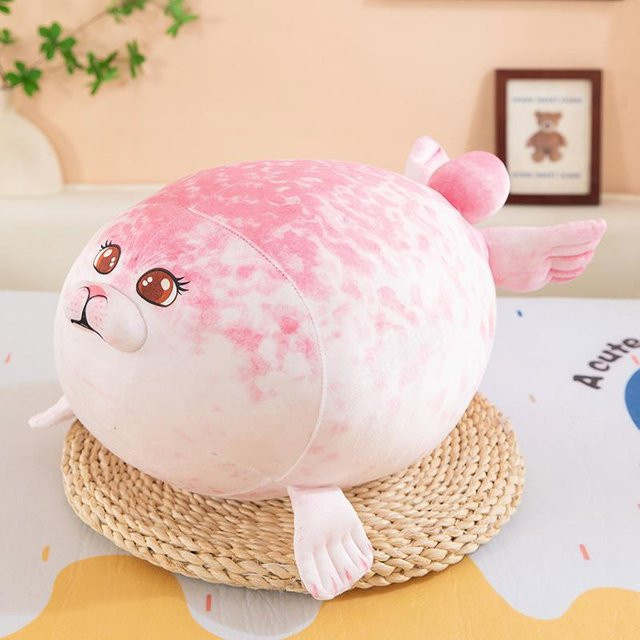 Yiran toy Rosa Robben Plüschtier Puppe, Paar Robben Plüschtiere, 30cm - Bild 1