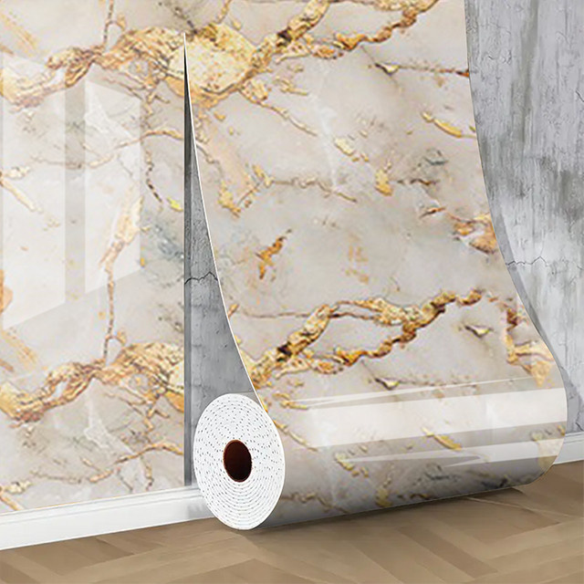 Wasserdichter selbstklebender PVC-Wandaufkleber im Keramikfliesenimitat von ctzsoop für deine Wohnzimmer- und Schlafzimmerdekoration - Bild 1