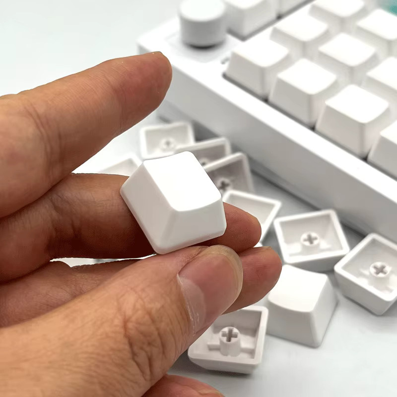 KOYDing Tastenkappe für mechanische Tastaturen aus ABS-Material in Weiß, OEM R3 Profil, MX kompatibel - Bild 2
