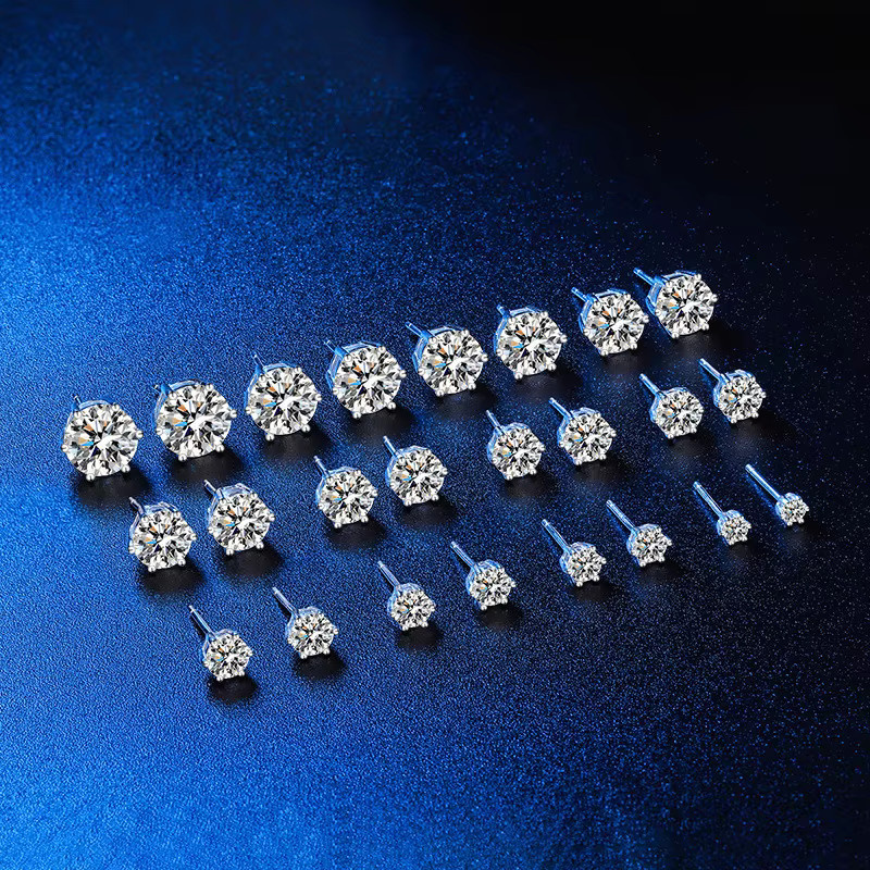AITERNITY Ohrstecker, 925 Silber, Moissanit, Damen - Bild 2