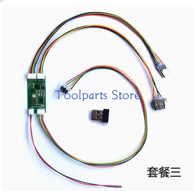 Bluetooth-Konverter für kabelgebundene mechanische Tastaturen als DIY-Modul mit USB-C und 2,4 GHz Funkverbindung für die Nutzung mit mehreren Geräten - Bild 1