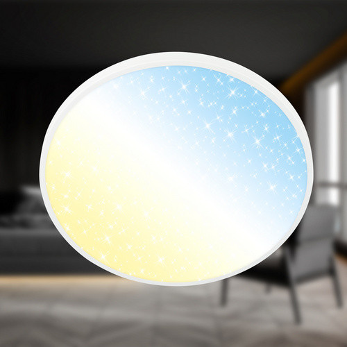 Briloner LED Deckenleuchte modern in Weiß, dimmbar mit Fernbedienung, 22 W, Cool White - Bild 4
