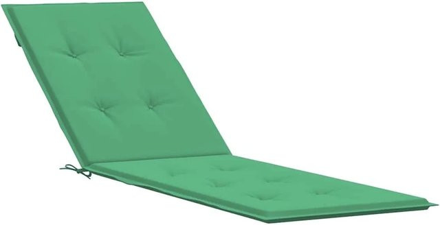 vidaXL Liegestuhl-Auflage aus wasserabweisendem Oxford-Gewebe in Grün, B/H: 50 x 105 cm - Bild 1