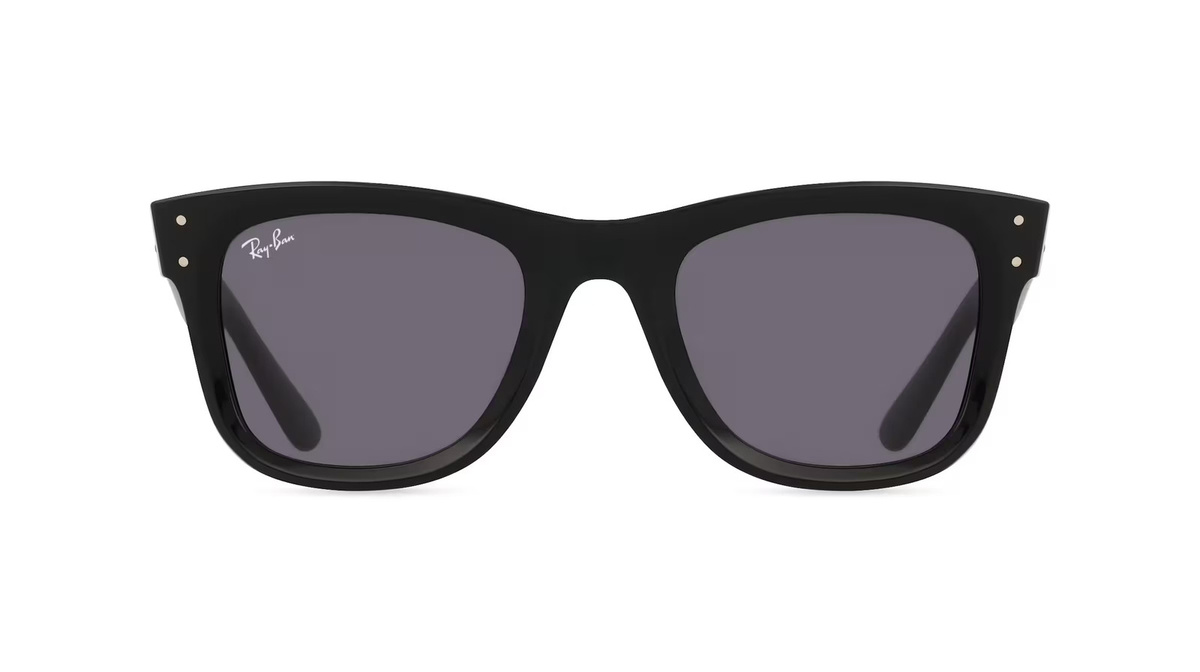 Ray-Ban RBR0502S Sonnenbrille, Vollrand, Quadratisch, Kunststoff, Unisex, Schwarz, Purple - Bild 1