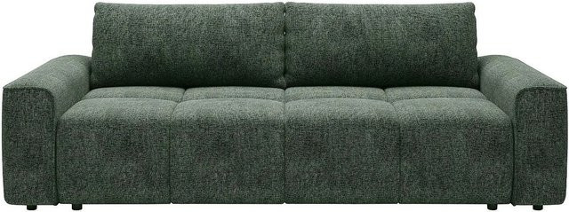 Vente-unique Schlafsofa Minturno in Tannengrün mit Stoffbezug, Breite: 250 cm - Bild 1