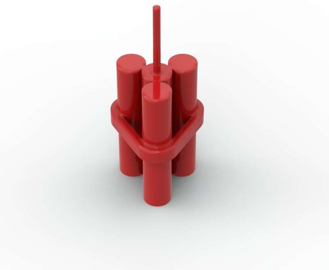 MOC 64728 Werkzeug Dynamit, Bausteine Set, 10-teiliges Set, ab 14 Jahren - Bild 1