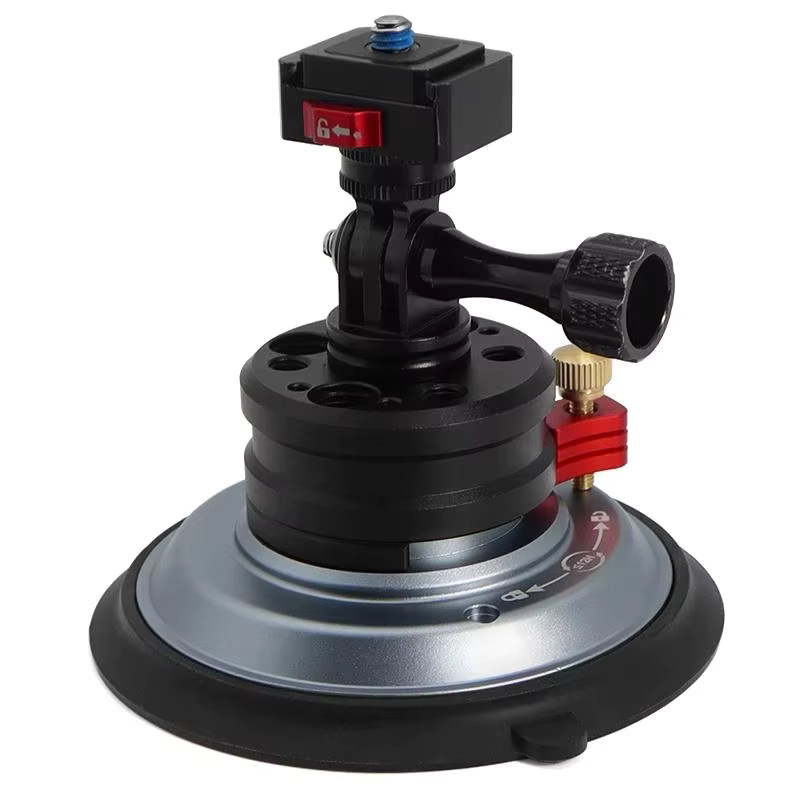 XT-XINTE Vakuum-Saugnapf-Autotelefonhalter in Schwarz mit magnetischer Quick-Release-Basis für GoPro, Insta360 OSMO 360 und Action 5 Pocket 3 - Bild 6