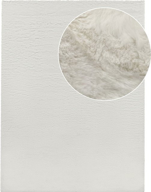 Fellteppich Fluffy in Beige, B/T: 80 x 150 cm - Bild 1