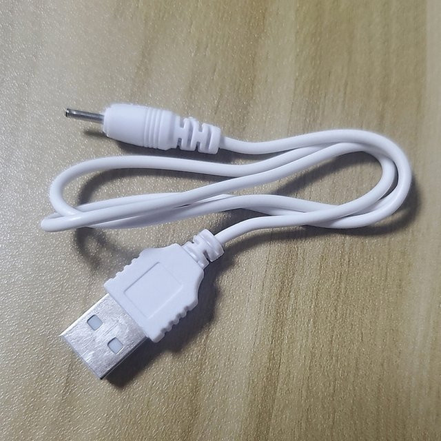 SAFENH USB-Ladekabel DC 2.0 mit kleinem Stift, Länge: 50 cm, Schwarz oder Weiß - Bild 1